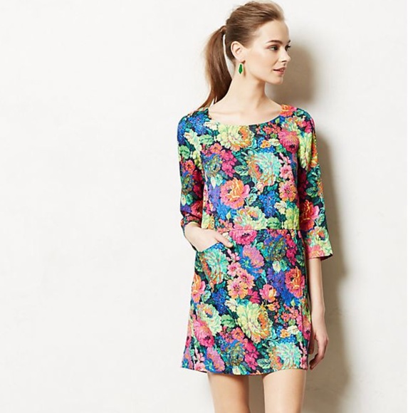 Anthropologie Dresses & Skirts - Anthropologie HD in Paris Tropical Shift Dress
